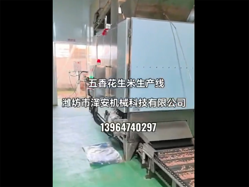 五香花生米生產(chǎn)線視頻